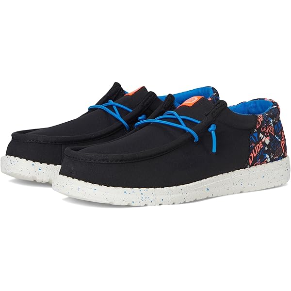 Amazon.com | HEYDUDE Kids Mens Wally Funk Nu Splatter (Toddler